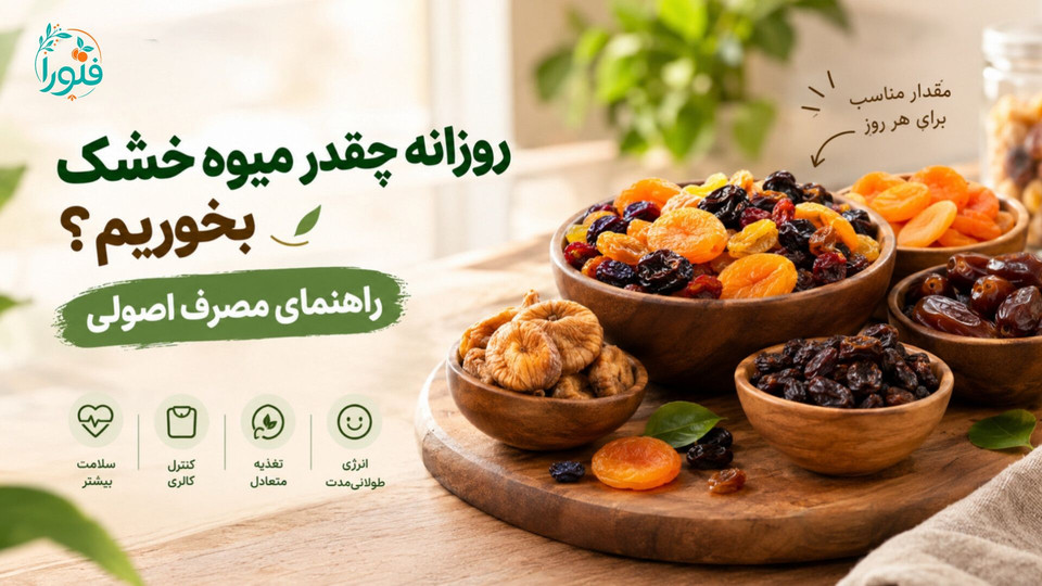 روزانه چقدر میوه خشک بخوریم؟راهنمای مصرف اصولی