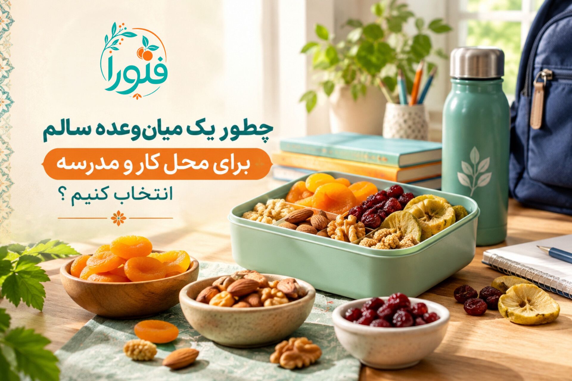 چطور یک میان‌وعده سالم برای محل کار و مدرسه انتخاب کنیم؟