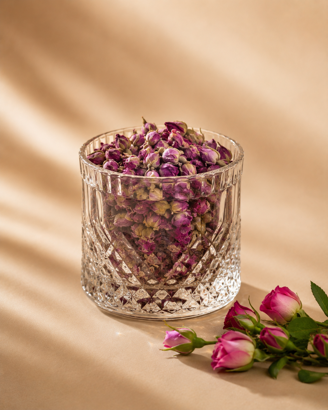 غنچه گل محمدی خشک ممتاز | گل سرخ معطر و طبیعی