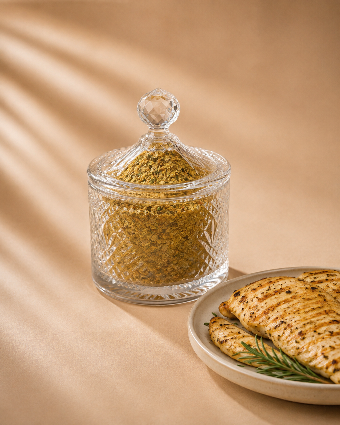 ادویه چیکن اصل و معطر | چاشنی مخصوص مرغ و غذاهای گریل‌شده